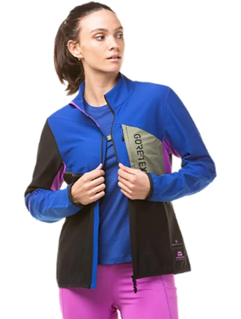 Ronhill Women's Tech Gore-Tex Windstopper Jacket Black/Cobalt-4